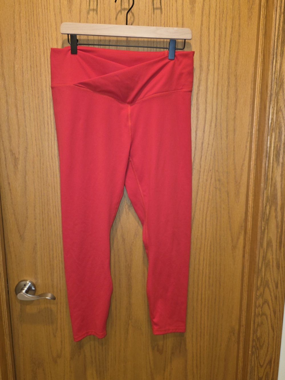 YITTY Red Higg Rise Crossover Leggings